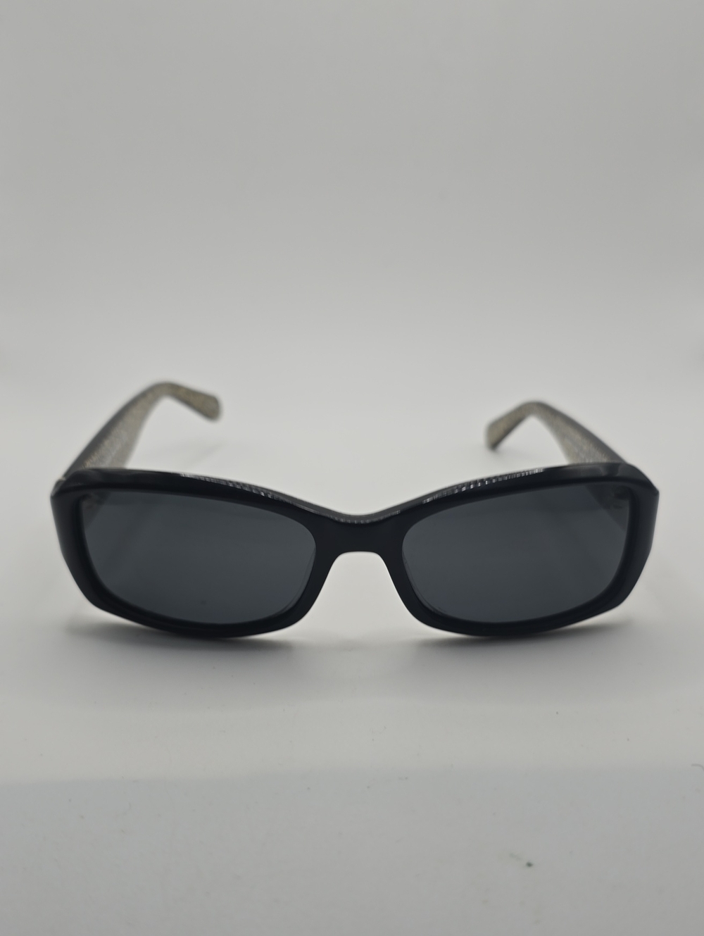Kete Spade Black Rectangular Sunglasses - Dark Lenses